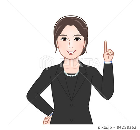 お葬式に出席した女性 お葬式に出席した女性 84258362