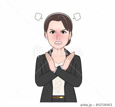 カジュアルスーツの女性 84258463