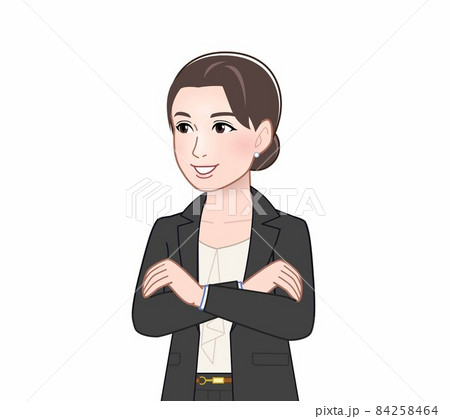 カジュアルスーツの女性 カジュアルスーツの女性 84258464