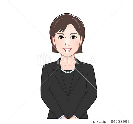 フォーマルスーツを着た女性 フォーマルスーツを着た女性 84258992