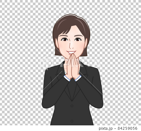 A woman in a formal suit - Stock Illustration [84259056] - PIXTA