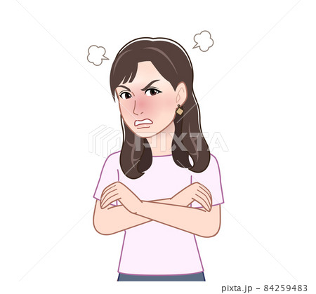 半袖シャツの女性 半袖シャツの女性 84259483