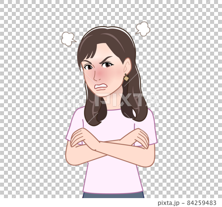 半袖シャツの女性 半袖シャツの女性 84259483