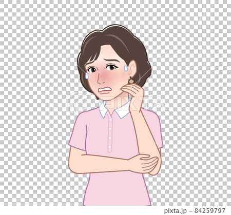 一件馬球襯衫的女人 84259797