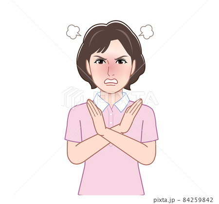 ポロシャツを着た女性 84259842