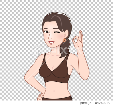 棕色泳裝的女人 棕色泳裝的女人 84260229