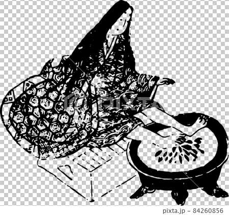 black brazier Stock Photo