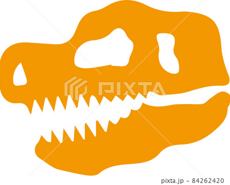 恐竜の顔アイコンイラスト 84262420