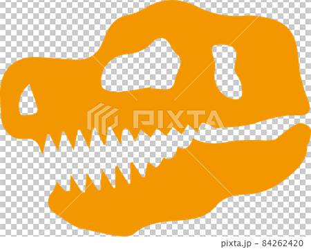 恐竜の顔アイコンイラスト 84262420