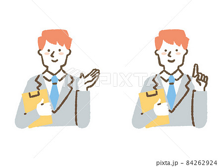 説明している会社員_色 84262924