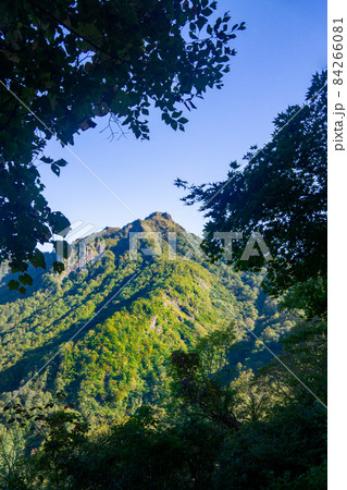 山の風景 鋸岳 朝 山の風景 鋸岳 朝 84266081