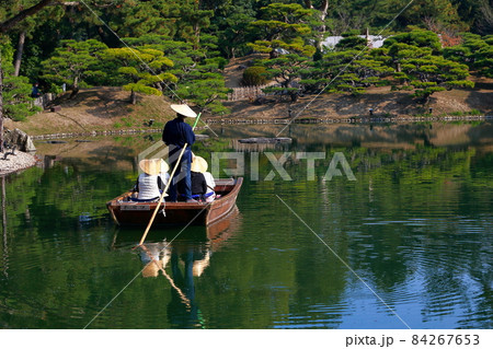 《香川県》栗林公園・遊覧船 84267653