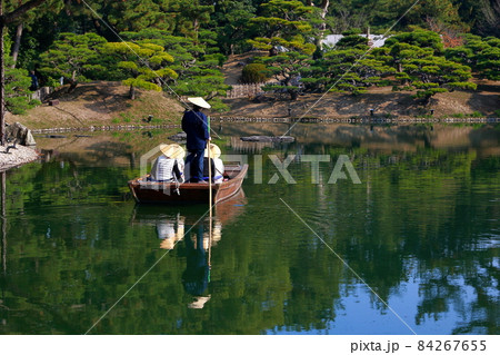 《香川県》栗林公園・遊覧船 《香川県》栗林公園・遊覧船 84267655