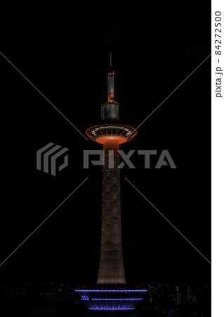 京都タワーの夜景 京都タワーの夜景 84272500