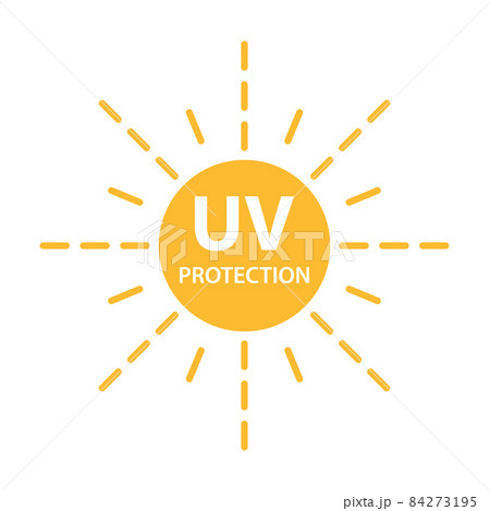 UV radiation icon vector solar ultraviolet light symbol for graphic design, logo, web site, social media, mobile app, ui illustration. 84273195