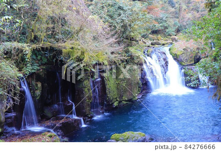 菊池渓谷にある天狗滝と竜ヶ渕 84276666