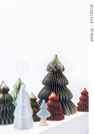 Trendy paper Christmas trees Trendy paper Christmas trees 84278218