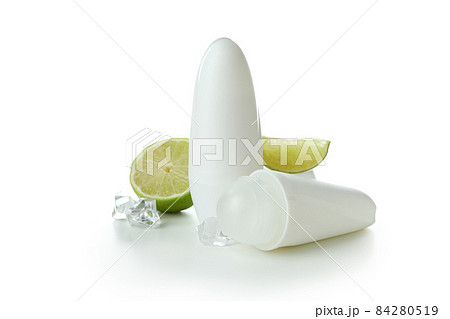 Blank fruit deodorants isolated on white background 84280519