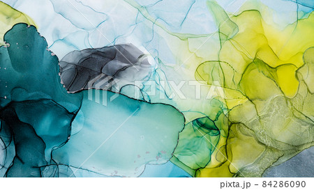 Modern fluid art. Alcohol Ink. Modern fluid art. Alcohol Ink. 84286090