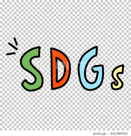 Illustration of SDGs characters Sustainable 84286092