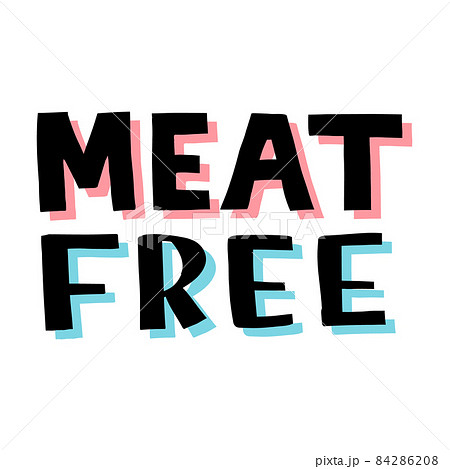 ミートフリー　meat freeの文字 84286208
