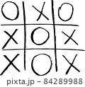 Tic tac toe game. Vector illustration. 84289988