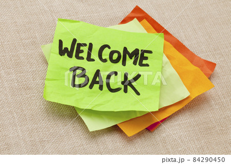 welcome back 84290450