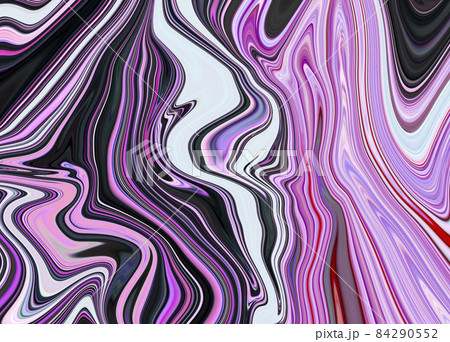 Fluid art. Marble ink colorful. Pink and Purple marble pattern texture abstract background. can be used for background or wallpaper, Flow ink 84290552