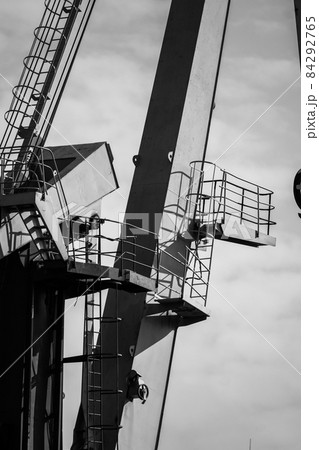 Metal industrial structure with ladders 84292765