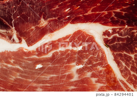 texture of spanish ham - iberico bellota jamon 84294401