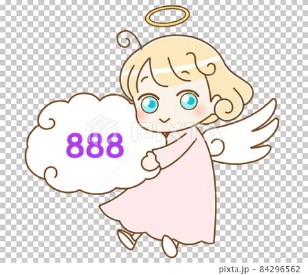 Angel and angel number 888 pink 84296562