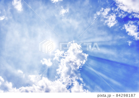 夏空と太陽 横浜 夏空と太陽 横浜 84298187