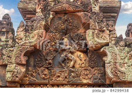 Banteay Srei temple in Angkor Wat Banteay Srei temple in Angkor Wat 84299438