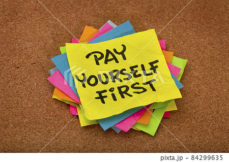 pay yourself first - reminder 84299635