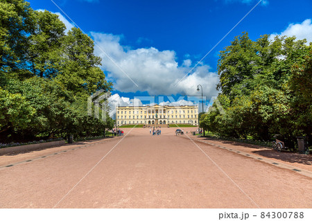 Royal Palace  in Oslo, Norway 84300788