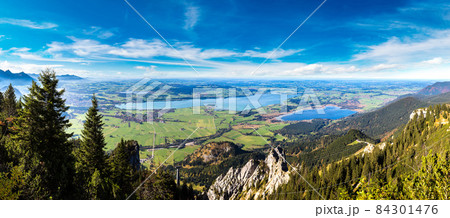 Green fields in Bavaria in Germany Green fields in Bavaria in Germany 84301476