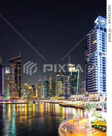 Panorama of Dubai marina Panorama of Dubai marina 84301495