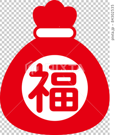 "Lucky bag" icon of red drawstring bag no.01 "Lucky bag" icon of red drawstring bag no.01 84302535