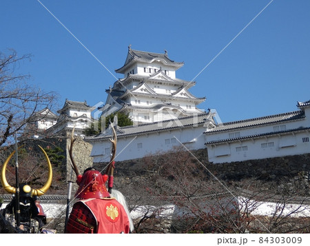 姫路城に武将 84303009