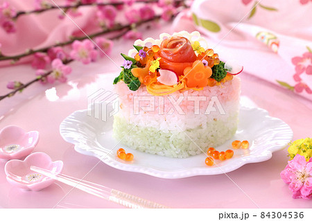 かわいいひな祭り お花ケーキ ちらしケーキ寿司 ひし形ケーキ かわいいひな祭り お花ケーキ ちらしケーキ寿司 ひし形ケーキ 84304536