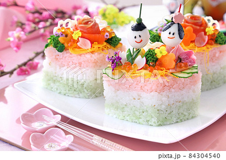 かわいいひな祭り おひな様ケーキ ちらしケーキ寿司 ひし形ケーキ かわいいひな祭り おひな様ケーキ ちらしケーキ寿司 ひし形ケーキ 84304540