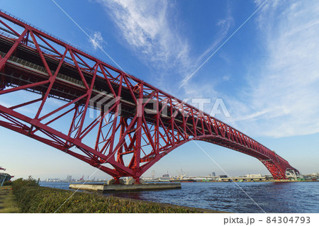 港大橋　-南港三角公園にて 84304793