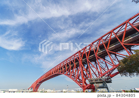 港大橋　-南港三角公園にて 84304805