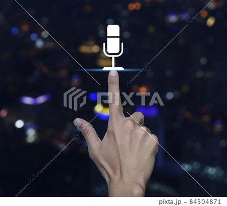 Business communication online concept Business communication online concept 84304871