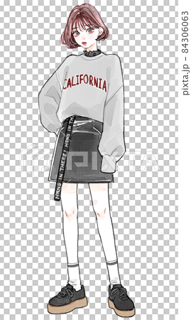 スウェットコーデ 84306063