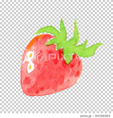 苺【手描き水彩画】 苺【手描き水彩画】 84306064