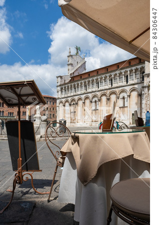 Cafe bar restaurant near San Michele in Foro in Lucca Italy 84306447