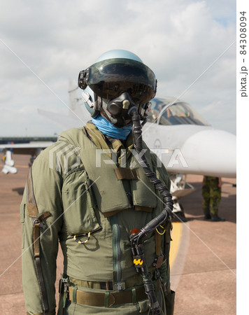 スウェーデン空軍JAS39グリペンのパイロット スウェーデン空軍JAS39グリペンのパイロット 84308094