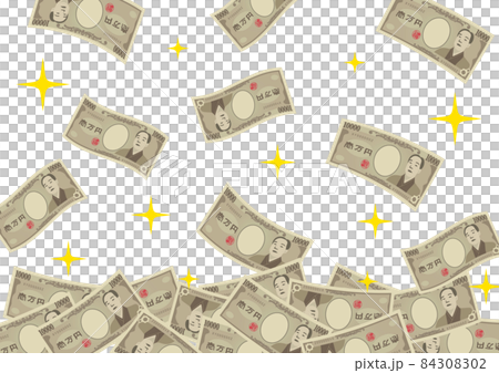 The fluttering 10,000 yen bill 84308302