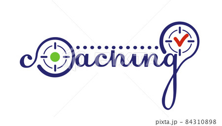 stylized text coaching linear style stylized text coaching linear style 84310898